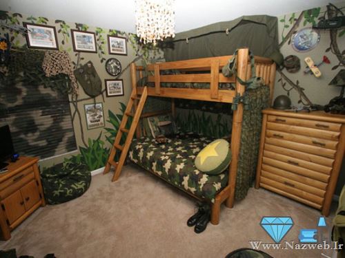 جدیدترین مدل دکوراسیون تختخواب اتاق کودک