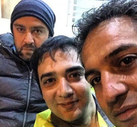 عکس های داغ پشت صحنه سریال پشت بام تهران