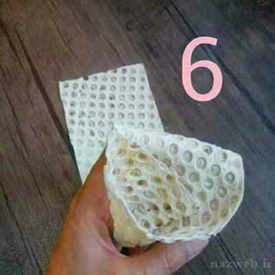 آموزش تصویری پیچیدن سمبوسه به شکل مثلث