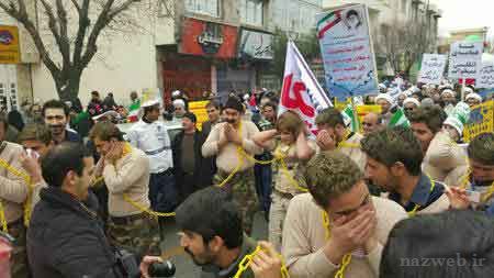 عکس و چهره جنجالی تفنگدار زن امریکایی در قم پس از دستگیری