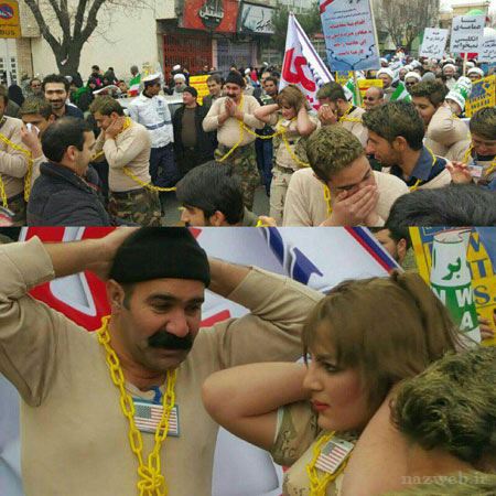 عکس و چهره جنجالی تفنگدار زن امریکایی در قم پس از دستگیری