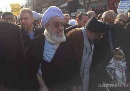 عکس های دیدنی شخصیت های مهم در راهپیمایی 22 بهمن