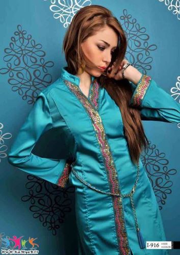 گالری مدل مانتوهای رنگ مد 95 / 2016