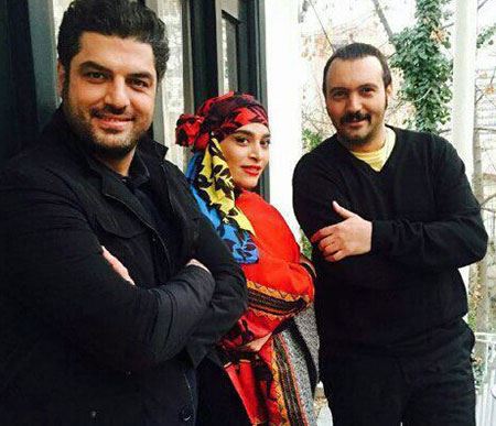 عکس های داغ پشت صحنه سریال پشت بام تهران