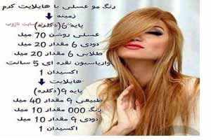 ترکیب انواع رنگ مو با عکس در سایت نازوب سری 2 ترکیب انواع رنگ مو با عکس در سایت نازوب سری 2