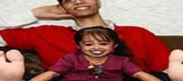 دیدار جنجالی متضادترین زن و مرد جهان (عکس)