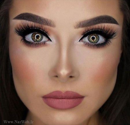 زیباترین مدل میکاپ چشم، ابرو، مو و لب زنانه 2017