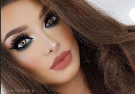 زیباترین مدل میکاپ چشم، ابرو، مو و لب زنانه 2017