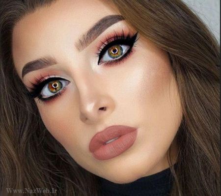 زیباترین مدل میکاپ چشم، ابرو، مو و لب زنانه 2017