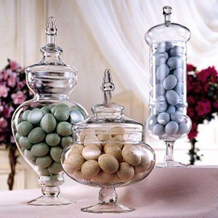 مدل جدید تزئین تخم مرغ در ظرف شیشه ای