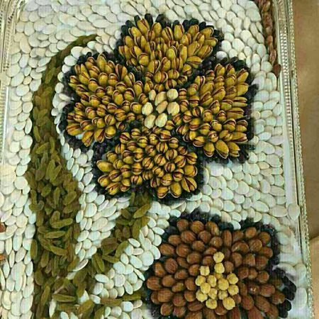 مدل های تزئین آجیل عروس برای شب عید و شب یلدا