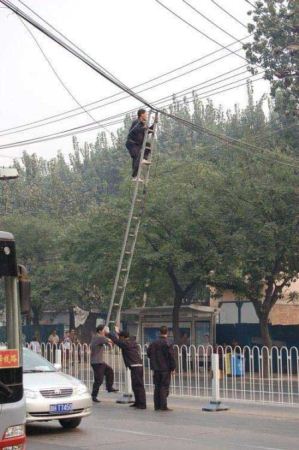 عکس های خیلی خنده دار از کارهای آدم های مُنگول