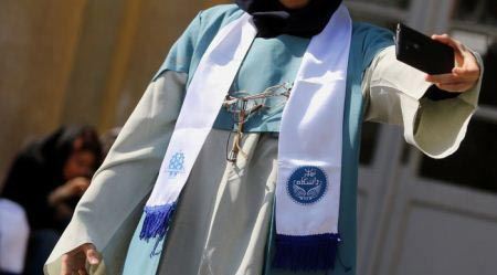 عکس های جشن فارغ التحصیلی دختر و پسر دانشگاه تهران