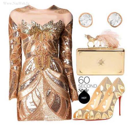 زیباترین ست زنانه نوروز 95 تم آبی و صورتی