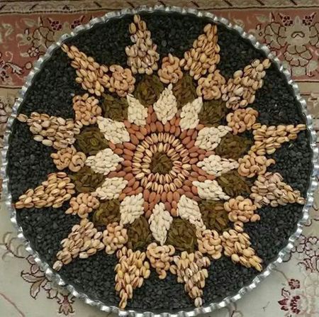 مدل های تزئین آجیل عروس برای شب عید و شب یلدا