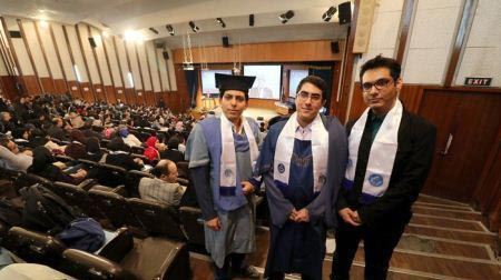 عکس های جشن فارغ التحصیلی دختر و پسر دانشگاه تهران