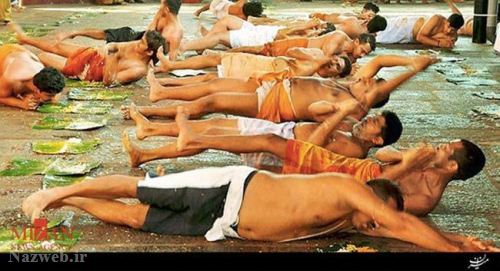 عکس هایی از عجیب ترین رسم و آیین هندوها (18+)
