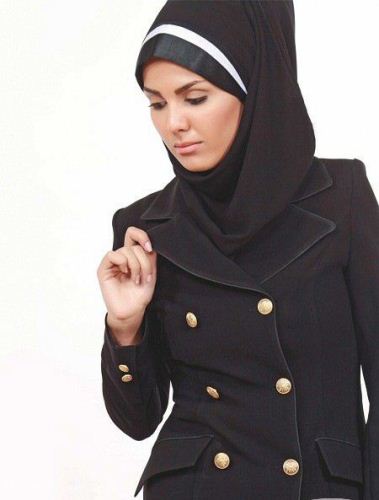 تازه ترین مدل مانتوهای شیک اداری با مقنعه