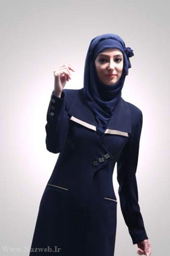 تازه ترین مدل مانتوهای شیک اداری با مقنعه