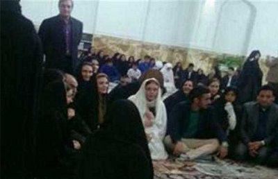عکس های هنرنمایی همسر رضا قوچان نژاد در شب عروسی