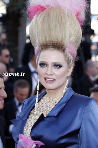 جشنواره کن با عجیب و دیدنی ترین مدل موی ستاره ها !
