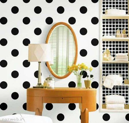 دکوراسیون با مدل های جدید کاغذ دیواری (4)