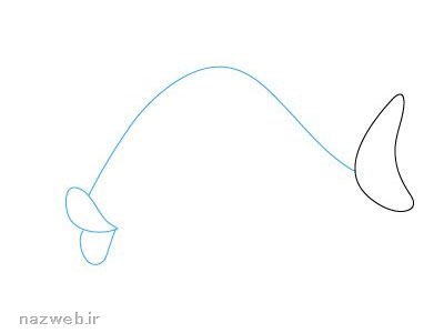 آموزش گام به گام نقاشی ماهی برای کودکان