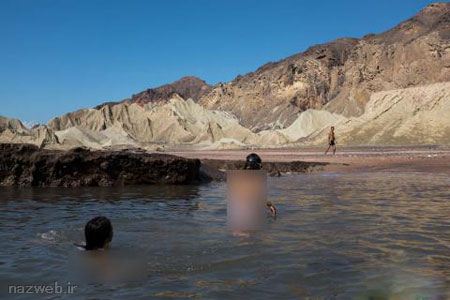 عکس های جنجالی شنای مختلط زنان و مردان برهنه در ایران