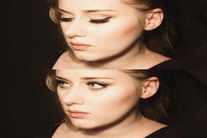 دختر زیبایی که همزاد ادل است (عکس)