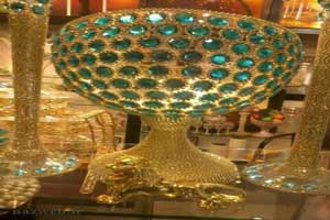 آموزش تصویری جواهرنما روی ظروف