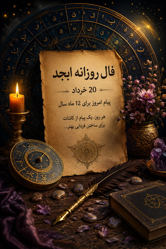 فال روزانه ابجد امروز 20 خرداد | پیشگویی دقیق ماه‌ها