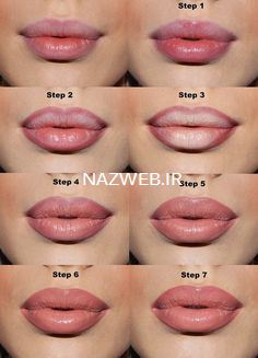 راز زیبایی تصویری لب های برجسته و رژ زدن