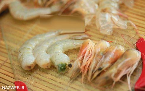 آموزش تصویری و آسان تر تمیز کردن میگو