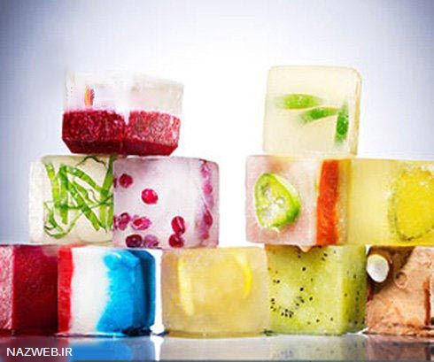 مدل تزئین یخ