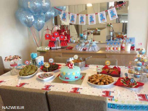مدل تزئین های زیبای اتاق برای تولد کودکان
