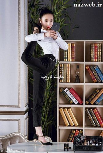 عکس های دختر زیبایی که با نرمی بدنش دنیا را شگفت زده کرد