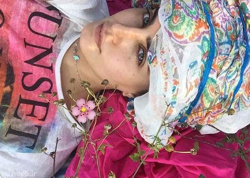 الناز شاکردوست با چهره ناز و بی نقاب در شمال ایران