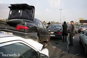 خبر تصادف دلخراش و زنجیره ای در کرمانشاه خبر تصادف دلخراش و زنجیره ای در کرمانشاه