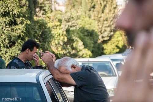 چهره های گریان منزل گلبارنژاد / تصاویر