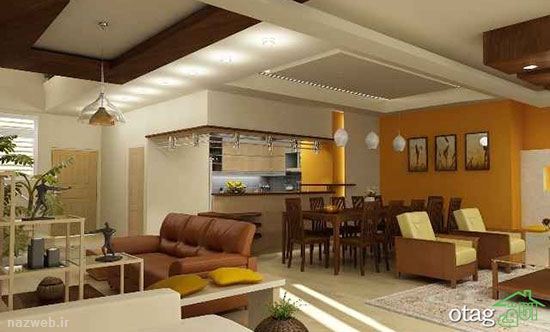 دکوراسیون شیک اتاق پذیرایی های ایرانی