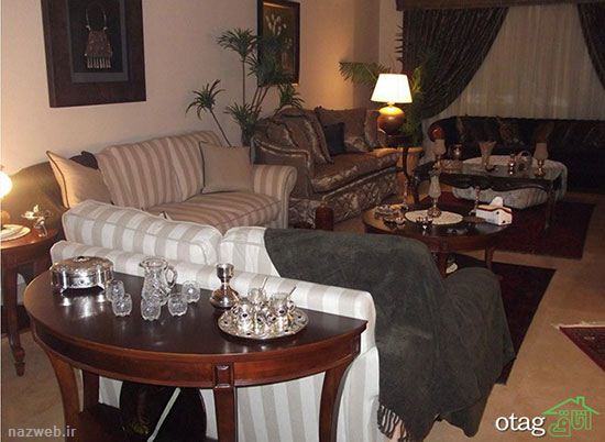 دکوراسیون شیک اتاق پذیرایی های ایرانی