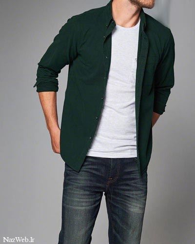 مدل تیشرت مردانه برند مشهور Abercrombie & Fitch