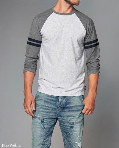 مدل تیشرت مردانه برند مشهور Abercrombie & Fitch
