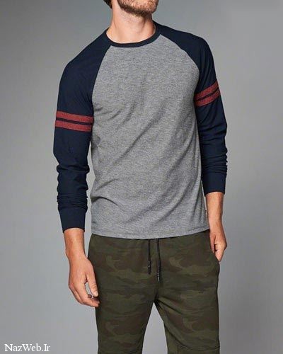 مدل تیشرت مردانه برند مشهور Abercrombie & Fitch