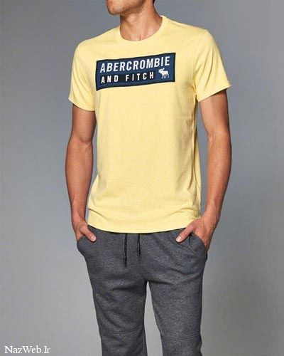 مدل تیشرت مردانه برند مشهور Abercrombie & Fitch
