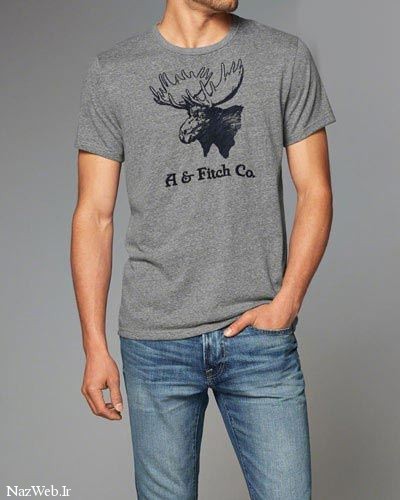 مدل تیشرت مردانه برند مشهور Abercrombie & Fitch
