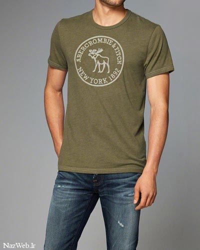 مدل تیشرت مردانه برند مشهور Abercrombie & Fitch