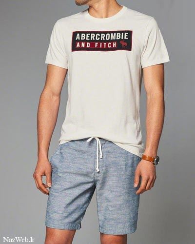 مدل تیشرت مردانه برند مشهور Abercrombie & Fitch