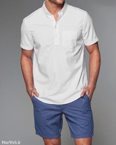 مدل تیشرت مردانه برند مشهور Abercrombie & Fitch