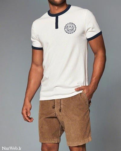 مدل تیشرت مردانه برند مشهور Abercrombie & Fitch